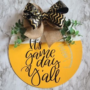 Game Day Door Sign